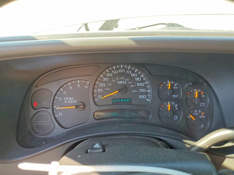 2005 Gmc SIERRA VIN 1GTEC19V95Z100666 COPART salvage auction — FRONT END, Ca - Salvage Certificate, sold $3,650 on 2026-07-09 (photo 9)