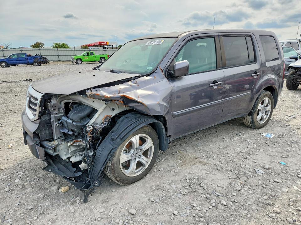 2014 Honda Pilot VIN 5FNYF4H5XEB055492 COPART salvage auction — FRONT END, Mo - Salvage Certificate Of Title, sold $4,750 on 2026-08-03 (photo 1)