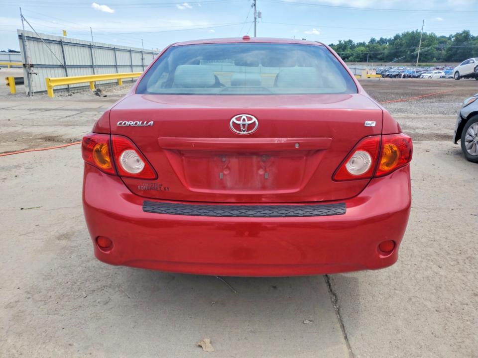 2009 Toyota Corolla VIN JTDBL40E99J017406 COPART salvage auction — FRONT END, Ky - Cert Of Title-Salvage, sold $1,100 on 2026-07-29 (photo 6)