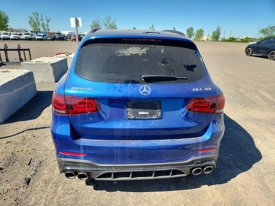2022 Mercedes-benz Glc class VIN W1N0G6EB8NG055604 COPART salvage auction — BURN, Qc - Irrecuperable, sold $1,500 on 2026-07-07 (photo 6)
