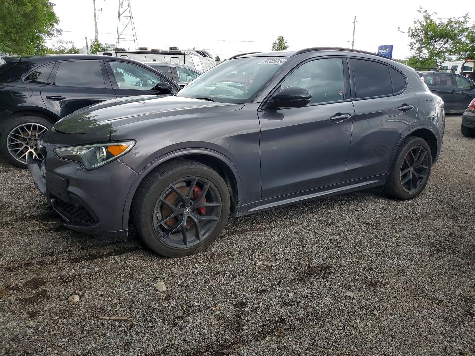2021 Alfa romeo Stelvio VIN ZASPAKBN2M7D20909 COPART salvage auction — FRONT END, On - Permit No Brand - Unfit, sold $10,000 on 2026-07-14 (photo 1)