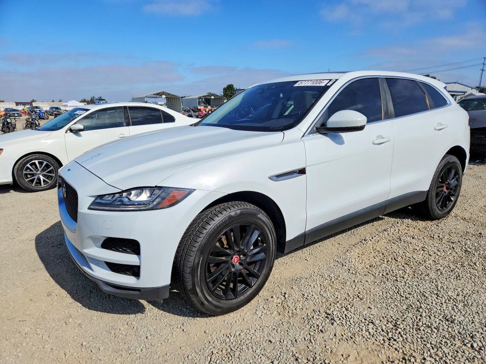 2018 Jaguar F-pace VIN SADCK2FN0JA274109 COPART salvage auction — REAR END, Ca - Salvage Certificate, sold $3,550 on 2026-07-02 (photo 1)
