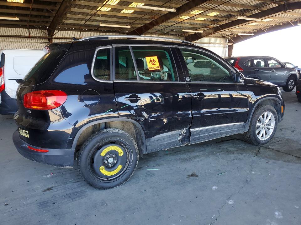 2017 Volkswagen Tiguan VIN WVGRV7AX1HK002722 COPART salvage auction — SIDE, CA - SALVAGE CERTIFICATE, sold $1,350 on 2026-07-02 (photo 3)