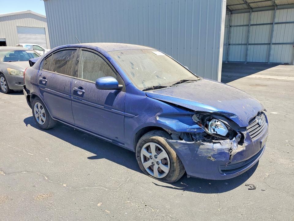 2011 Hyundai Accent VIN KMHCN4AC0BU613127 COPART salvage auction — REAR END, Ca - Salvage Certificate, sold $350 on 2026-07-09 (photo 4)