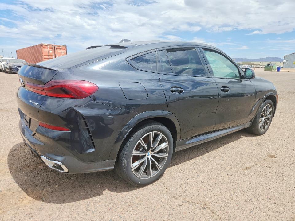 2025 BMW X6 VIN 5UX33EX08S9X01227 COPART salvage auction — FRONT END, AZ - CERTIFICATE OF TITLE, sold $42,000 on 2026-07-15 (photo 3)