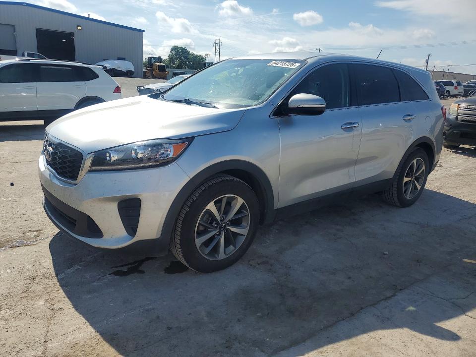 2020 Kia Sorento VIN 5XYPG4A55LG669388 COPART salvage auction — HAIL, Ok - Cert Of Title-Salvage, sold $4,500 on 2026-07-30 (photo 1)