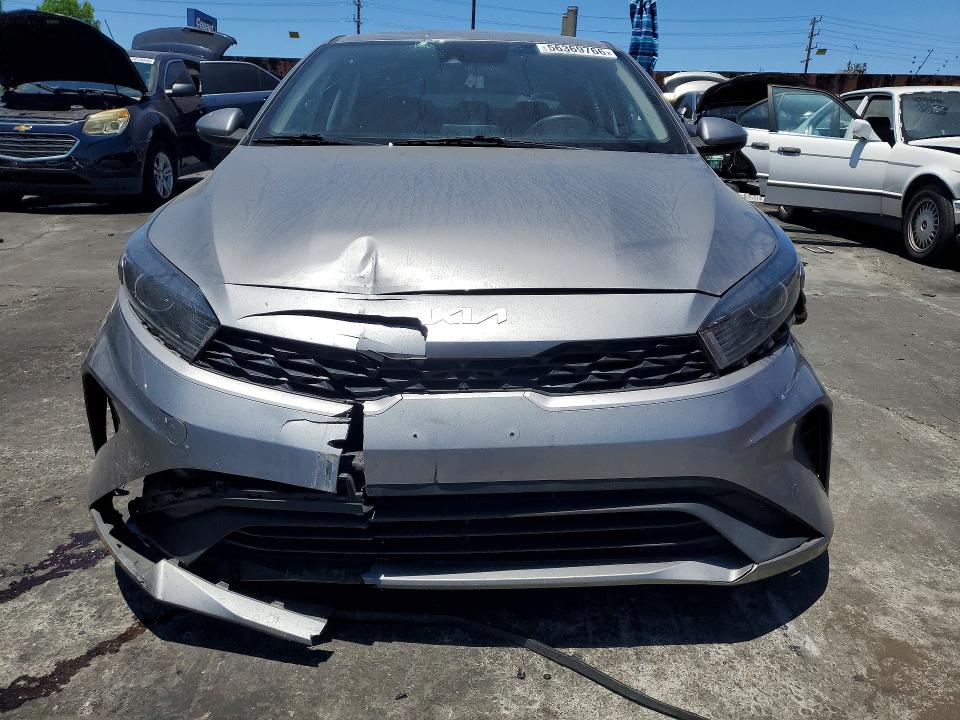 2022 Kia Forte VIN 3KPF24AD6NE434497 COPART salvage auction — FRONT END, Ca - Salvage Certificate, sold $1,850 on 2026-07-22 (photo 5)