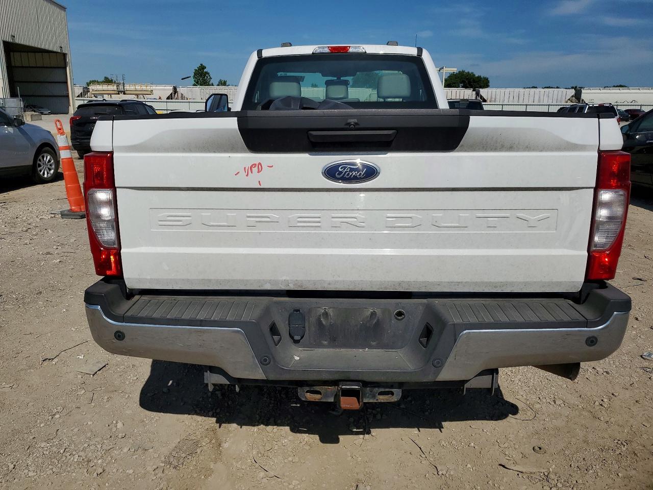 2021 Ford F-250 Super Duty VIN 1FTBF2A60MEC72692 COPART salvage auction — Front End, KS - CERTIFICATE OF TITLE, sold $7,100 on 2026-07-09 (photo 6)