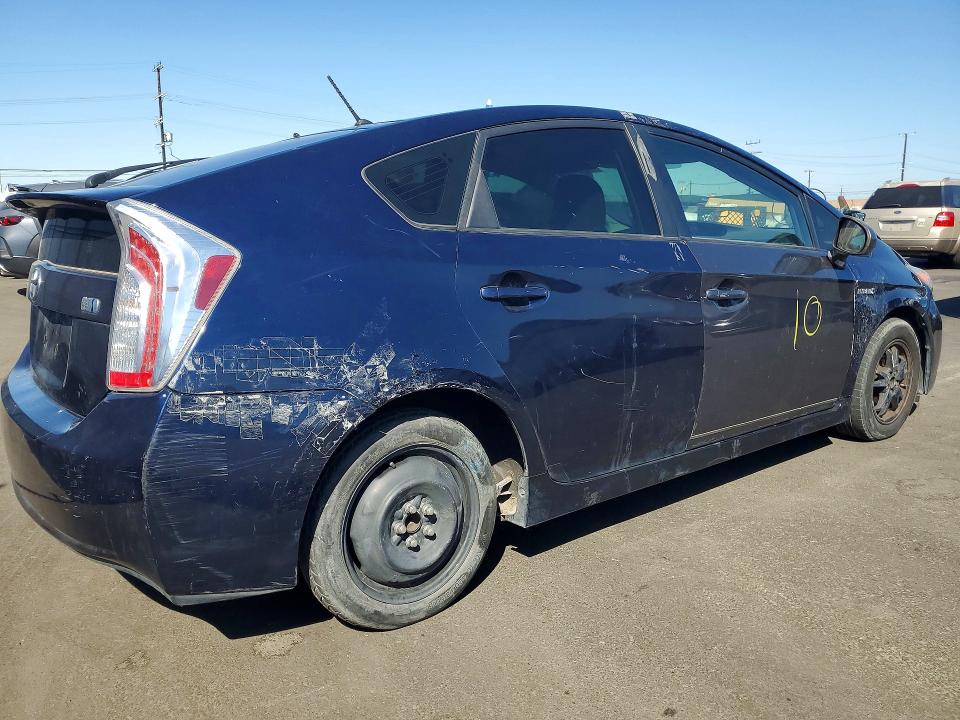 2015 Toyota Prius VIN JTDKN3DU1F0458454 COPART salvage auction — DAMAGE HISTORY, Ca - Salvage Certificate, sold $825 on 2026-07-29 (photo 3)