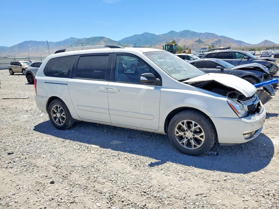 2014 Kia SEDONA VIN KNDMG4C75E6546889 COPART salvage auction — FRONT END, Ut - Salvage Certificate, sold $1,100 on 2026-07-31 (photo 4)