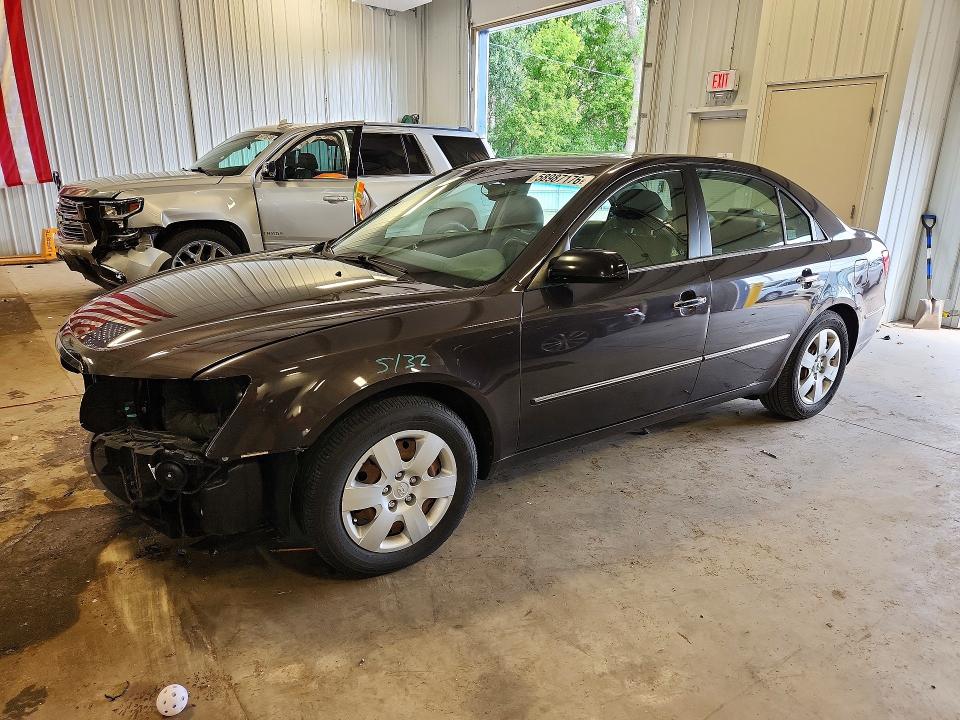 2010 Hyundai Sonata VIN 5NPEU4AC3AH619707 COPART salvage auction — FRONT END, Mn - Cert Of Title-Salvage, sold $650 on 2026-07-02 (photo 1)