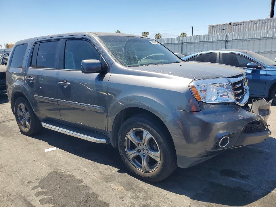 2013 Honda VIN 5FNYF3H4XDB018183 COPART salvage auction — FRONT END, Ca - Salvage Certificate, sold $1,750 on 2026-07-02 (photo 4)