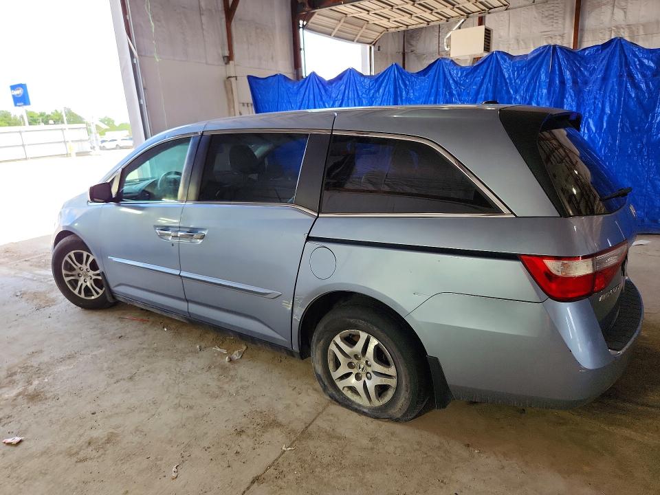 2012 Honda Odyssey VIN 5FNRL5H63CB037229 COPART salvage auction — MECHANICAL, Wv - Certificate Of Title (P), sold $1,200 on 2026-08-03 (photo 2)