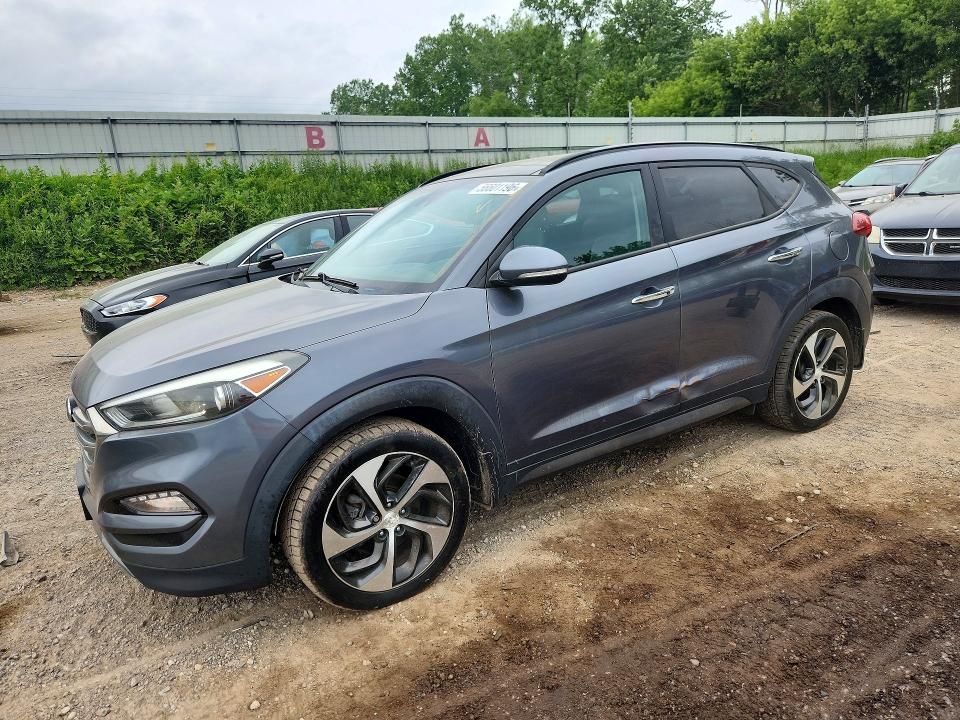 2016 Hyundai Tucson VIN KM8J3CA23GU044036 COPART salvage auction — SIDE, Wv - Dealer Only Clean Title (P), sold $2,750 on 2026-07-29 (photo 1)