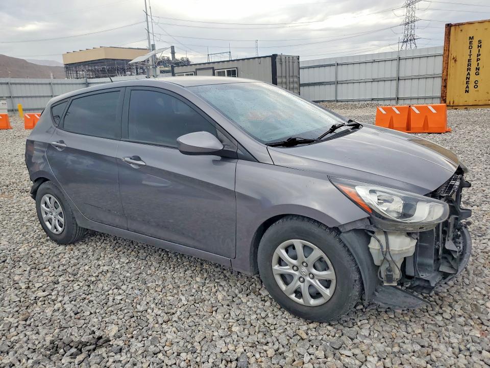 2014 Hyundai Accent VIN KMHCT5AE8EU194963 COPART salvage auction — REAR END, Nv - Salvage Title, sold $1,200 on 2026-07-13 (photo 4)
