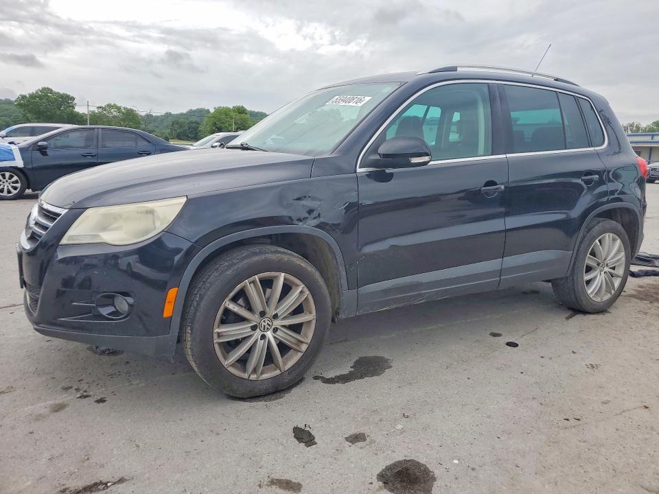 2011 Volkswagen Tiguan VIN WVGBV7AX8BW542182 COPART salvage auction — FRONT END, TN - SALVAGE CERTIFICATE, sold $600 on 2026-07-13 (photo 1)