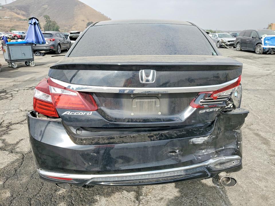 2016 Honda VIN 1HGCR2F58GA228352 COPART salvage auction — REAR END, Ca - Salvage Certificate, sold $2,750 on 2026-07-20 (photo 6)