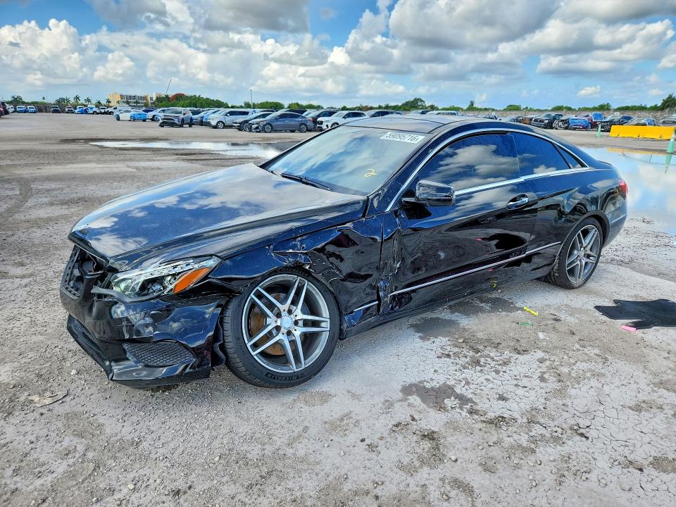 2015 Mercedes-benz E-klasse VIN WDDKJ6FB3FF299979 COPART salvage auction — FRONT END, Fl - Cert Of Title Slvg Rebuildable, sold $2,300 on 2026-07-25 (photo 1)