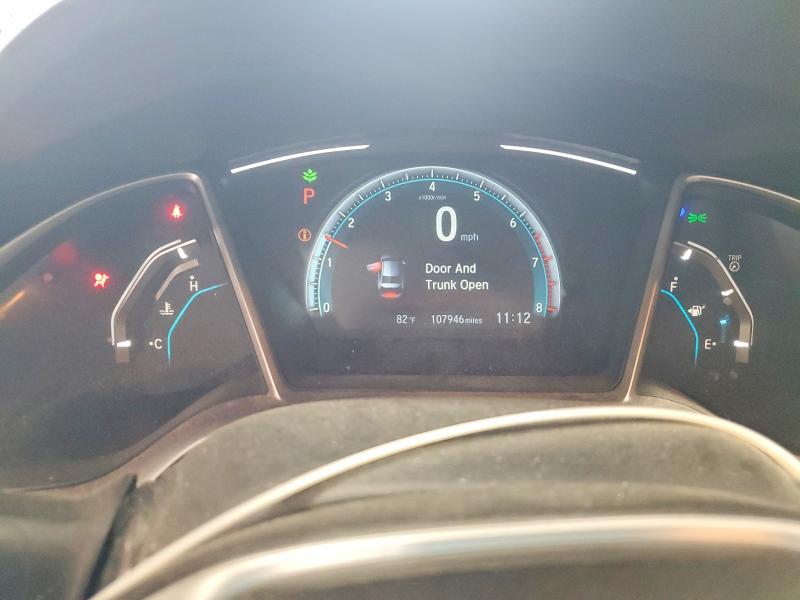 2018 Honda Civic VIN JHMFC1F34JX020008 COPART salvage auction — FRONT END, Ny - Mv-907A Salvage Certificate, sold $4,100 on 2026-07-08 (photo 9)