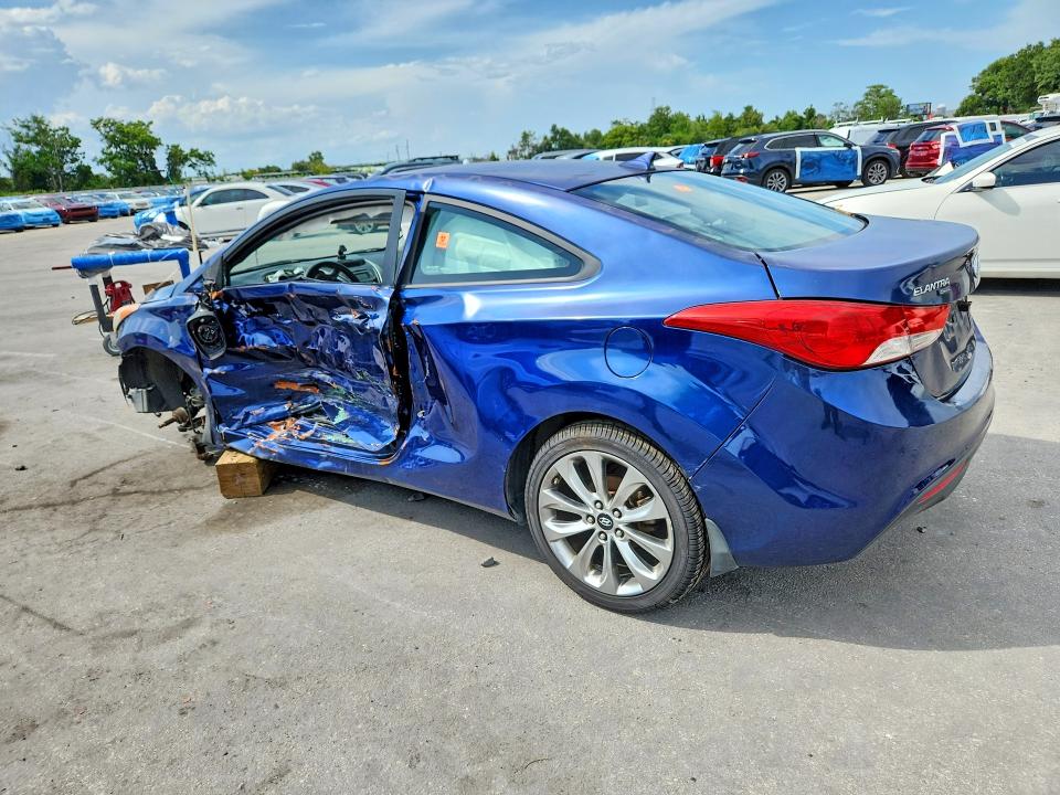 2013 Hyundai Elantra VIN KMHDH6AE8DU019834 COPART salvage auction — FRONT END, Fl - Cert Of Title Slvg Rebuildable, sold $375 on 2026-07-14 (photo 2)