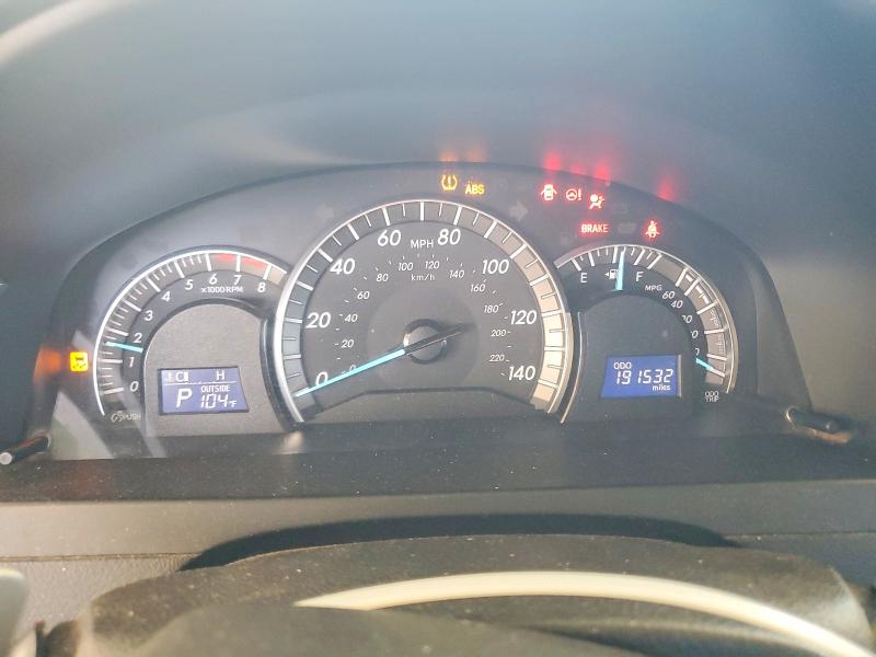 2012 Toyota Camry VIN 4T1BF1FK3CU128991 COPART salvage auction — FRONT END, NM - CERT OF TITLE-SALVAGE, sold $725 on 2026-07-31 (photo 9)