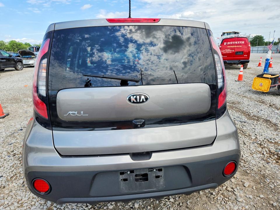 2017 Kia Soul VIN KNDJN2A26H7481618 COPART salvage auction — VANDALISM, Oh - Cert Of Title-Salvage, sold $1,450 on 2026-07-17 (photo 6)