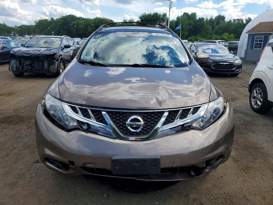 2011 Nissan Murano VIN JN8AZ1MWXBW175035 COPART salvage auction — FRONT END, Ma - Cert Of Title-Salvage, sold $675 on 2026-07-09 (photo 5)