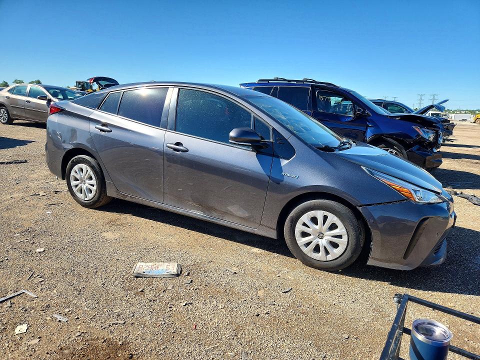 2019 Toyota Prius VIN JTDKARFU7K3089071 COPART salvage auction — FRONT END, Il - Salvage Certificate, sold $775 on 2026-07-28 (photo 4)