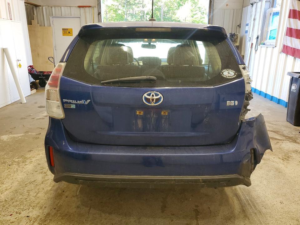 2017 Toyota Prius v VIN JTDZN3EU9HJ057826 COPART salvage auction — REAR END, Me - Cert Of Title-Salvage Collisio, sold $575 on 2026-07-23 (photo 6)