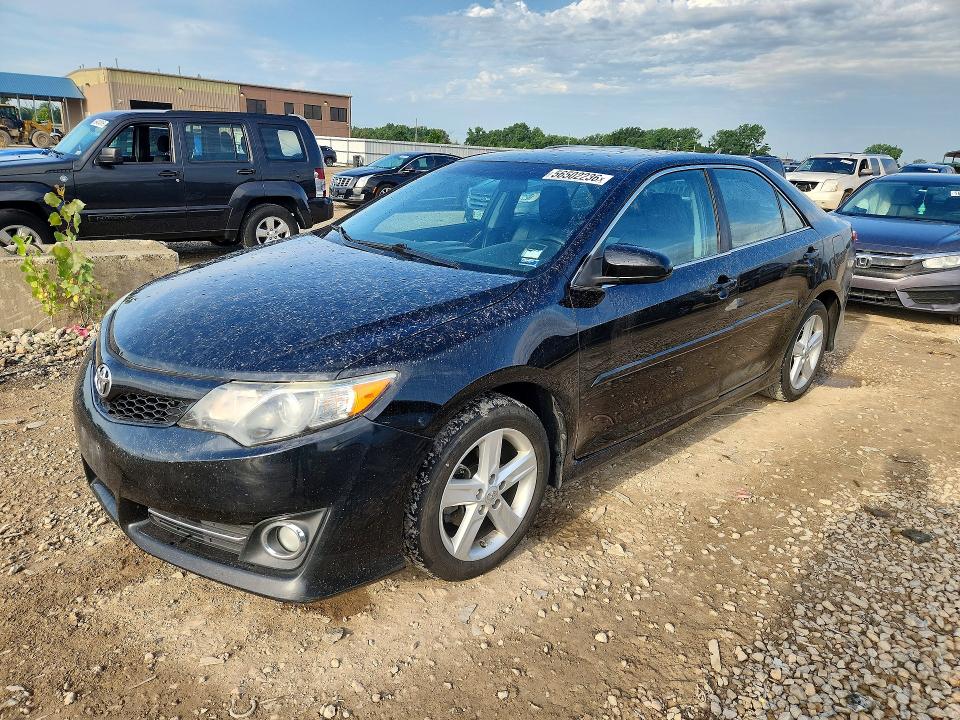 2013 Toyota Camry VIN 4T1BF1FKXDU670218 COPART salvage auction — REAR END, Ks - Cert Of Title-Salvage, sold $3,950 on 2026-07-09 (photo 1)