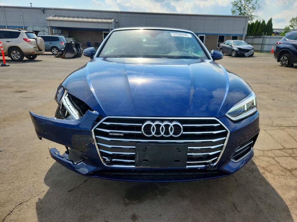 2018 Audi VIN WAUYNGF50JN001232 COPART salvage auction — FRONT END, Ct - Cert Of Title-Salvage, sold $2,150 on 2026-07-24 (photo 5)