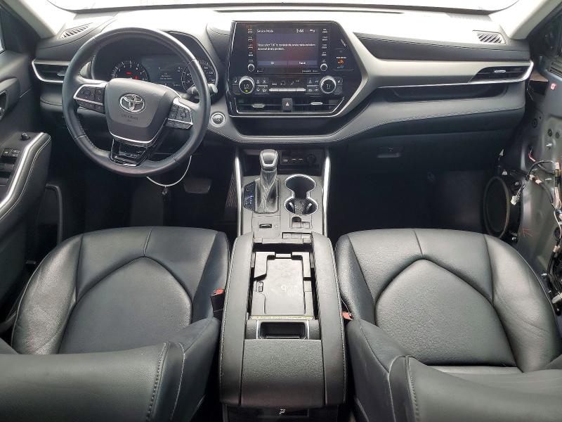 2021 Toyt Highlander VIN 5TDGZRAH2MS048227 COPART salvage auction — SIDE, OK - CERT OF TITLE-SALVAGE, sold $10,600 on 2026-07-22 (photo 8)