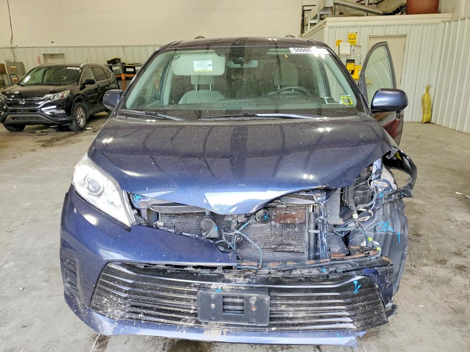 2018 Toyota Sienna VIN 5TDKZ3DC7JS956725 COPART salvage auction — FRONT END, Ny - Mv-907A Salvage Certificate, sold $1,750 on 2026-07-13 (photo 5)