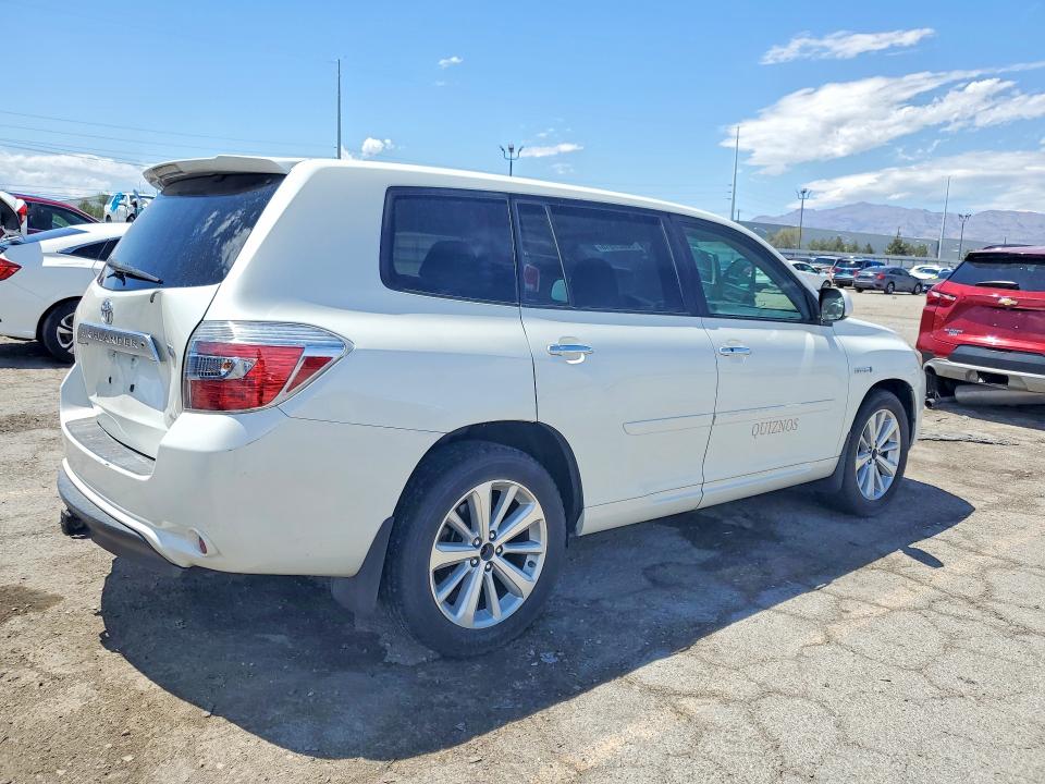 2010 Toyota Highlander VIN JTEJW3EH2A2043260 COPART salvage auction — REAR END, Nv - Salvage Title, sold $4,600 on 2026-07-02 (photo 3)