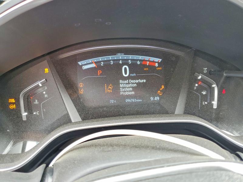 2018 Honda Cr-v VIN 7FARW2H85JE092256 COPART salvage auction — SIDE, CA - SALVAGE CERTIFICATE, sold $7,000 on 2026-07-16 (photo 9)