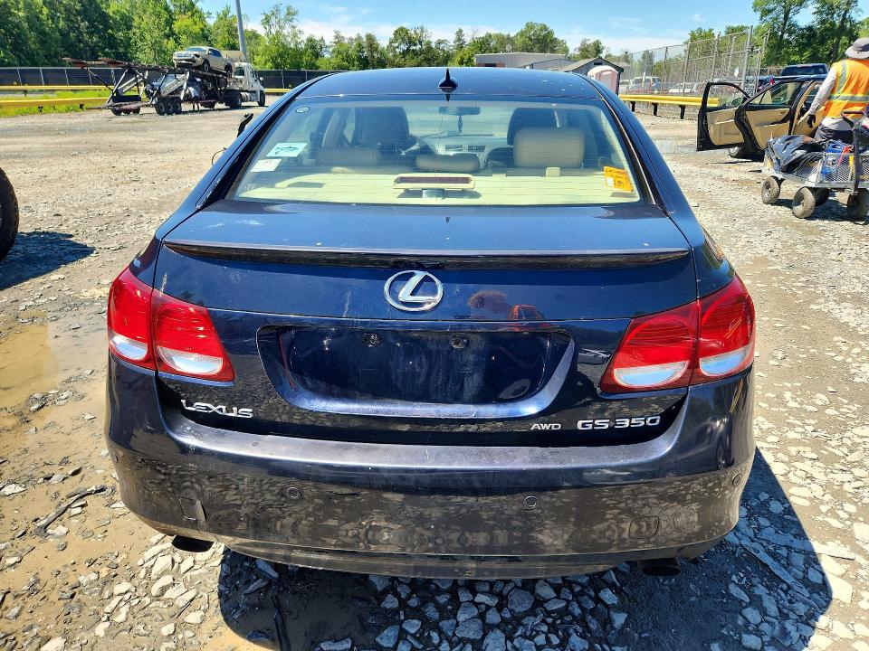 2008 Lexus Gs VIN JTHCE96SX80015949 COPART salvage auction — SIDE, Md - Cert Of Salvage > 75% Damage, sold $400 on 2026-07-17 (photo 6)