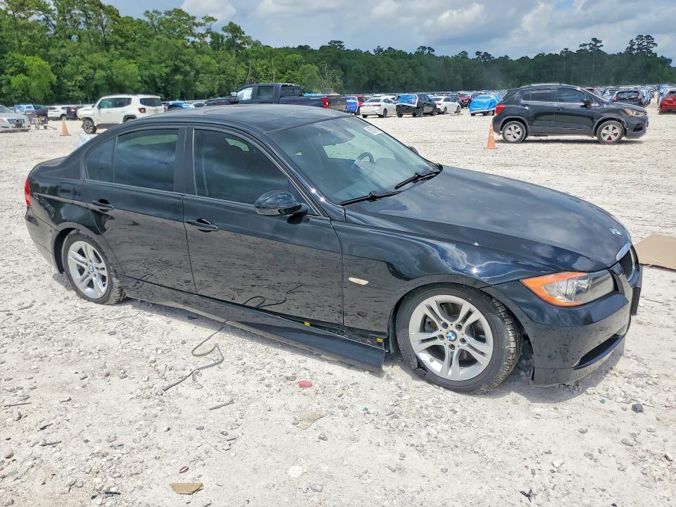 2008 BMW 3er VIN WBAVA33538KX85395 COPART salvage auction — SIDE, Tx - Certificate Of Title, sold $350 on 2026-07-24 (photo 4)