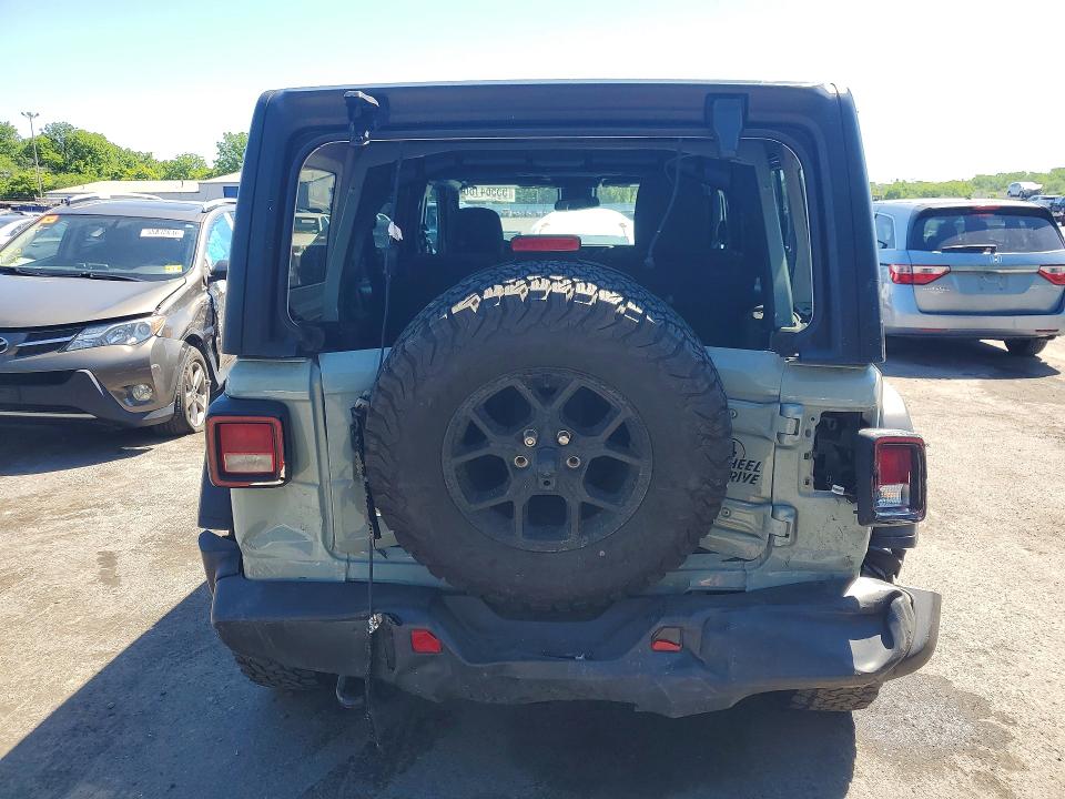 2024 Jeep Wrangler / VIN 1C4PJXDN5RW106996 COPART salvage auction — REAR END, Nj - Cert Of Title-Salvage, sold $14,000 on 2026-07-02 (photo 6)