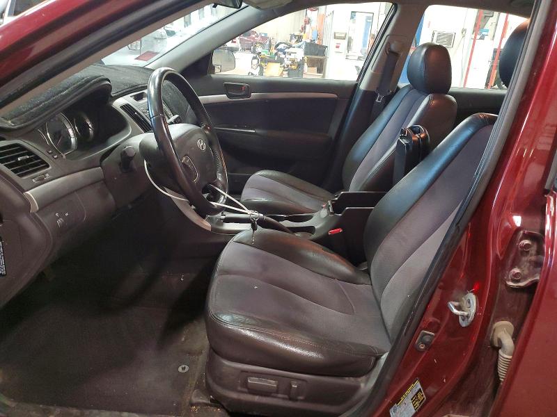 2009 Hyundai Sonata VIN 5NPEU46C09H533064 COPART salvage auction — FRONT END, Mn - Cert Of Title-Salvage, sold $200 on 2026-07-28 (photo 7)