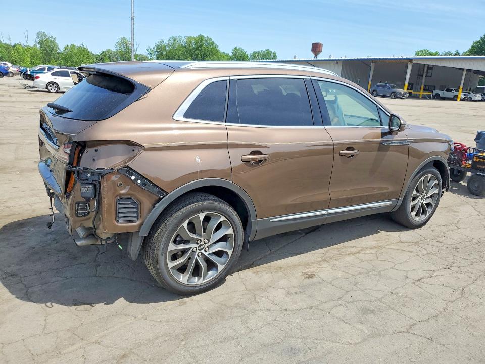 2022 Lincoln Nautilus VIN 2LMPJ8K97NBL08200 COPART salvage auction — FRONT END, NY - MV-907A SALVAGE CERTIFICATE, sold $8,600 on 2026-07-14 (photo 3)