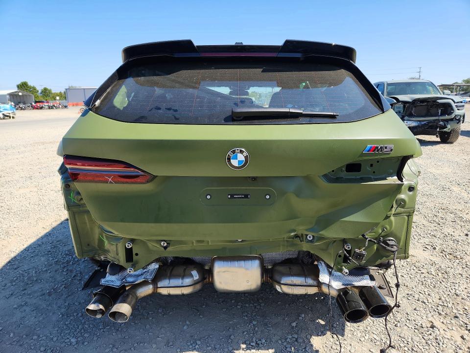 2026 BMW M5 VIN WBS83GV06TCW71762 COPART salvage auction — REAR END, Ca - Salvage Certificate, sold $74,500 on 2026-07-02 (photo 6)
