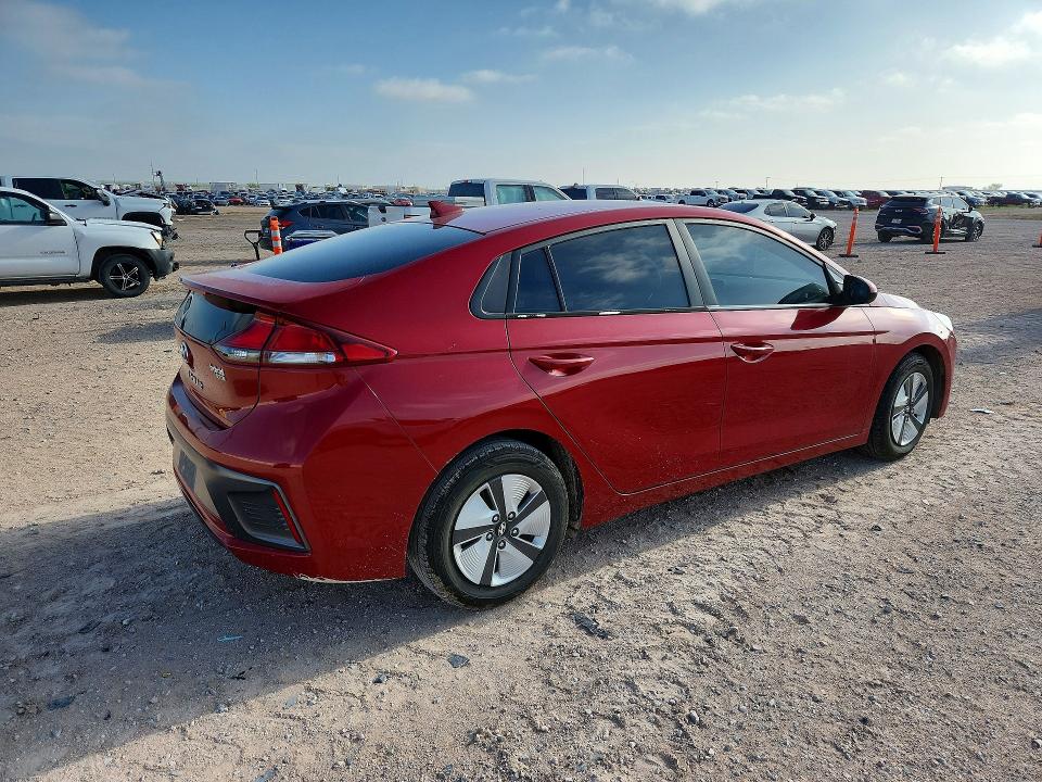 2022 Hyundai Ioniq VIN KMHC65LC0NU267407 COPART salvage auction — MINOR DENT/SCRATCHES, Tx - Salvage Vehicle Title, sold $4,550 on 2026-07-08 (photo 3)