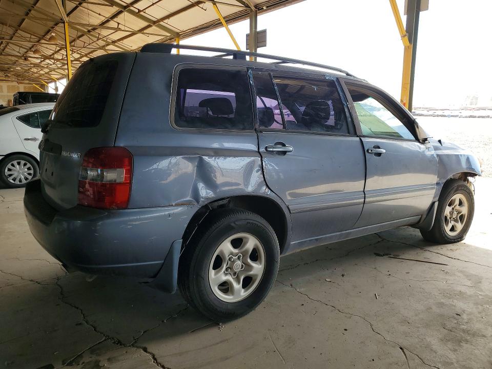2005 Toyota Highlander VIN JTEGD21A150121645 COPART salvage auction — FRONT END, Az - Certificate Of Title, sold $500 on 2026-07-08 (photo 3)