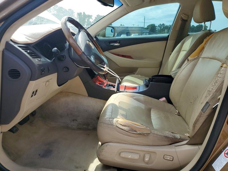 2007 Lexus ES VIN JTHBJ46G372030091 COPART salvage auction — FRONT END, Sc - Cert Of Title-Salvage, sold $850 on 2026-07-06 (photo 7)