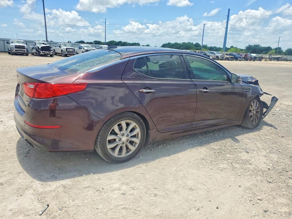 2014 Kia Optima VIN 5XXGN4A71EG266815 COPART salvage auction — FRONT END, Salvage Title, sold $600 on 2026-07-15 (photo 3)