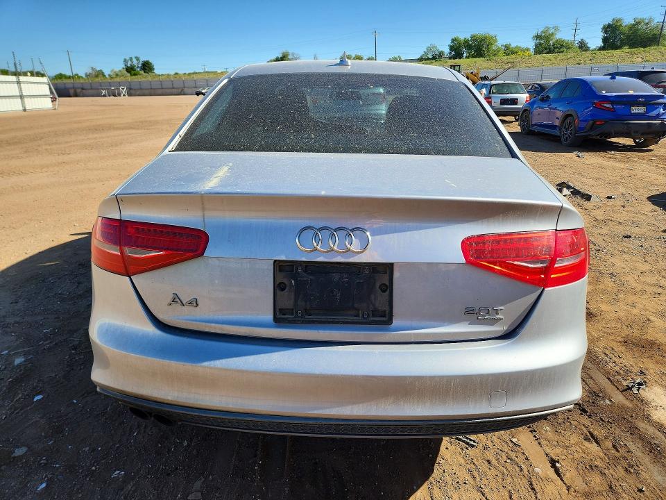 2015 Audi A4 VIN WAUBFAFLXFN018898 COPART salvage auction — FRONT END, Co - Salvage Title, sold $2,500 on 2026-08-03 (photo 6)