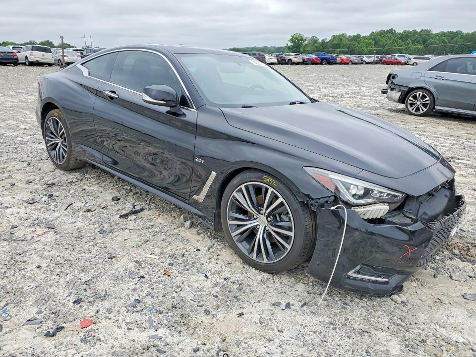 2018 Infiniti Q60 VIN JN1CV7EK7JM200548 COPART salvage auction — FRONT END, GA - CERT OF TITLE-SALVAGE (P), sold $3,250 on 2026-07-06 (photo 4)