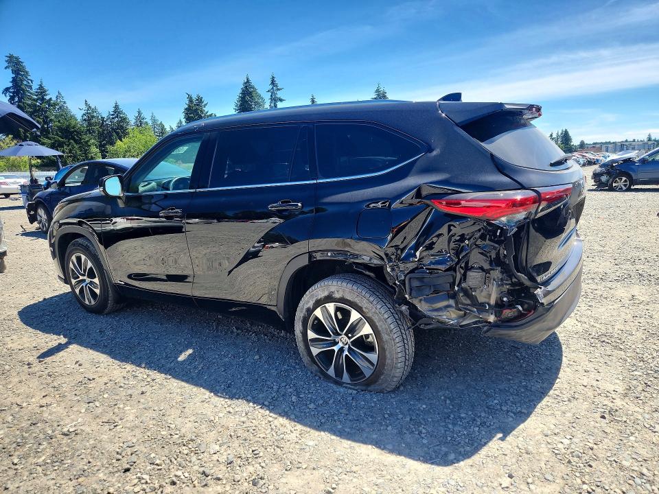 2020 Toyota Highlander VIN 5TDHBRCH8LS504185 COPART salvage auction — REAR END, Wa - Bill Of Sale, sold $19,000 on 2026-07-14 (photo 2)
