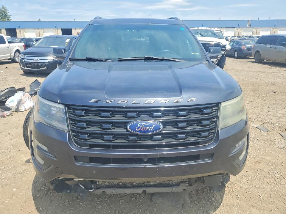 2017 Ford Explorer VIN 1FM5K8GTXHGA58033 COPART salvage auction — FRONT END, MI - CERTIFICATE OF TITLE, sold $2,950 on 2026-07-02 (photo 5)