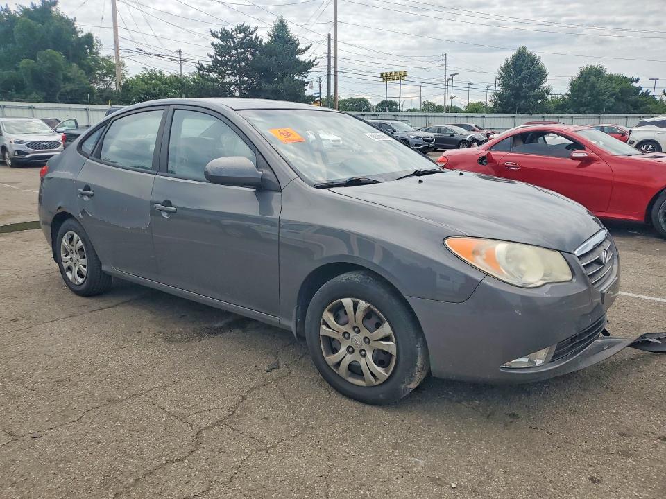 2009 Hyundai Elantra VIN KMHDU46D49U747951 COPART salvage auction — FRONT END, Oh - Cert Of Title-Salvage, sold $80 on 2026-07-22 (photo 4)